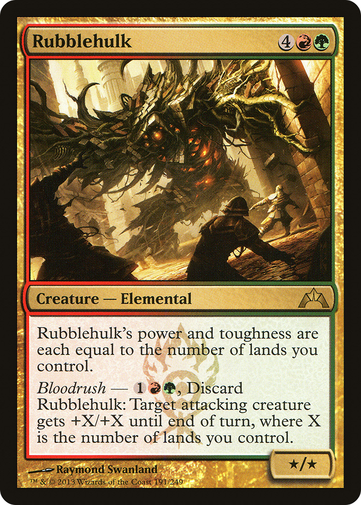Rubblehulk (GTC-191) [Gatecrash] Foil