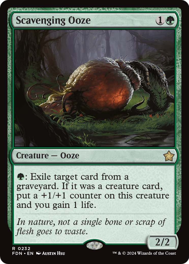 Scavenging Ooze (FDN-232) [Foundations]