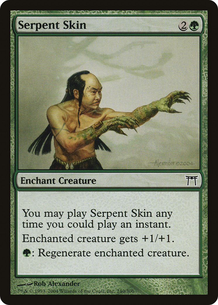 Serpent Skin (CHK-240) [Champions of Kamigawa]