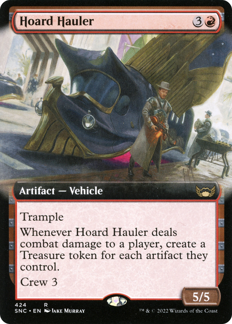 Hoard Hauler (Extended Art) (SNC-424) [Streets of New Capenna] Foil