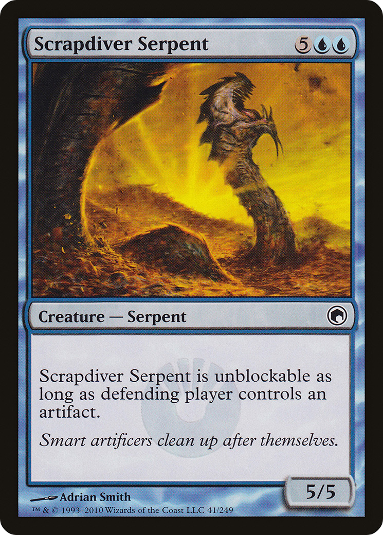 Scrapdiver Serpent (SOM-041) [Scars of Mirrodin]
