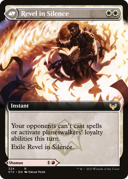 Flamescroll Celebrant (Extended Art) (STX-324) [Strixhaven: School of Mages] Foil