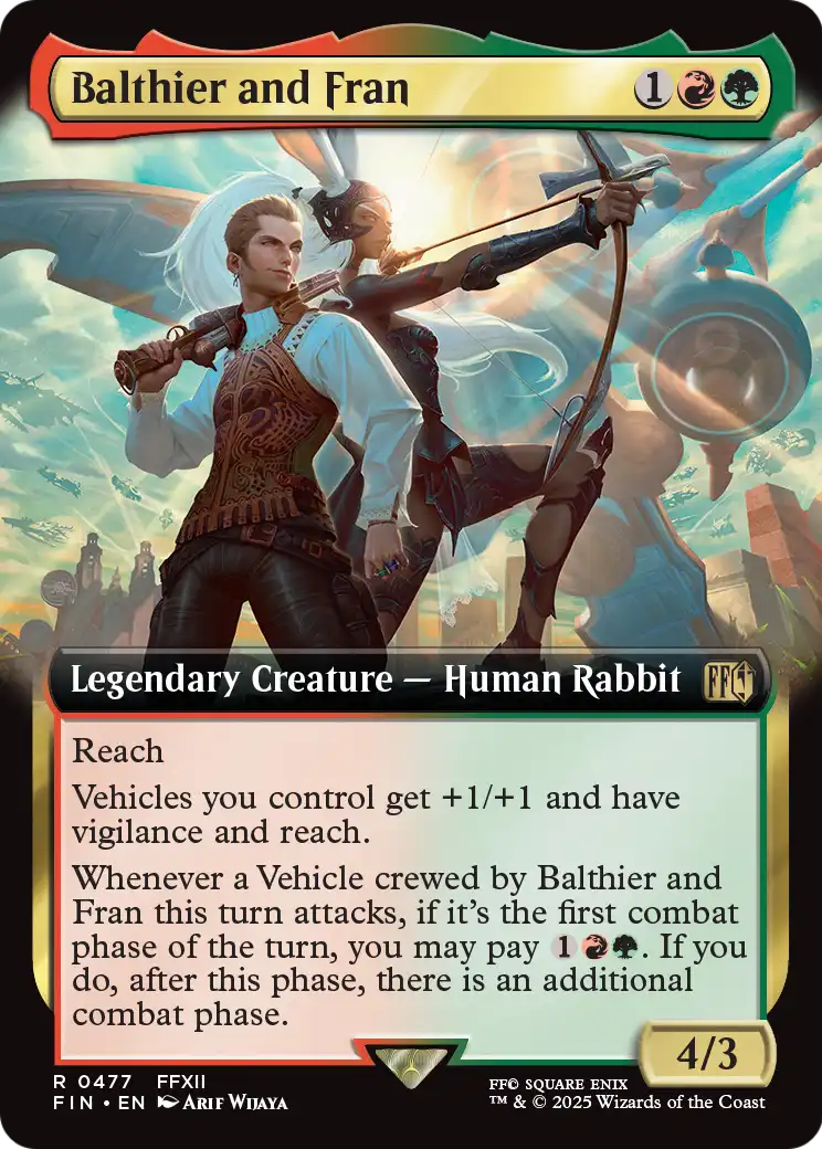 Balthier and Fran (Extended Art) (FIN-477) [FINAL FANTASY] Foil