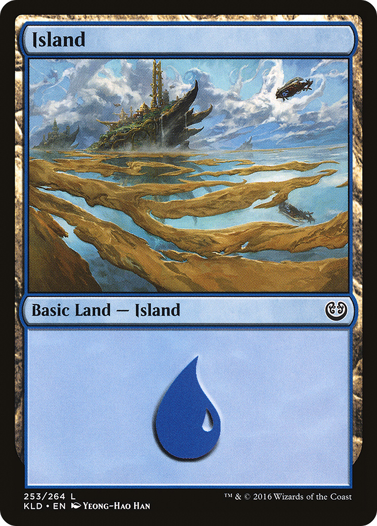 Island (KLD-253) [Kaladesh] Foil