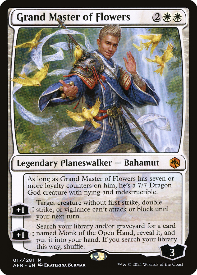 Grand Master of Flowers (AFR-017) [Adventures in the Forgotten Realms] Foil