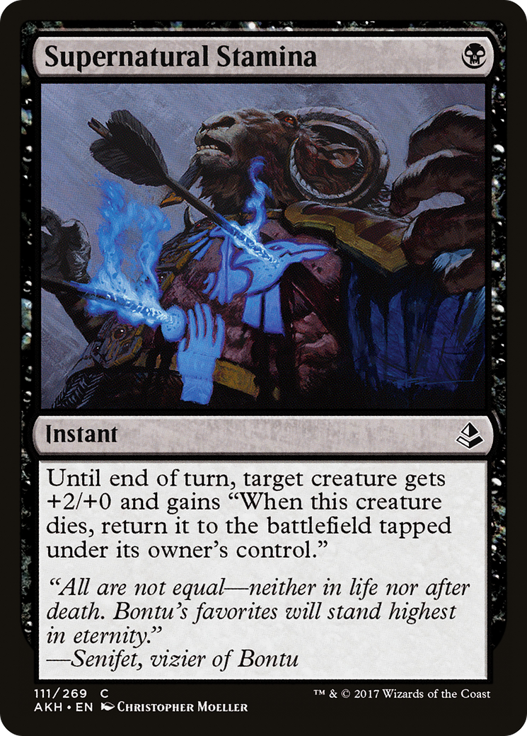 Supernatural Stamina (AKH-111) [Amonkhet]