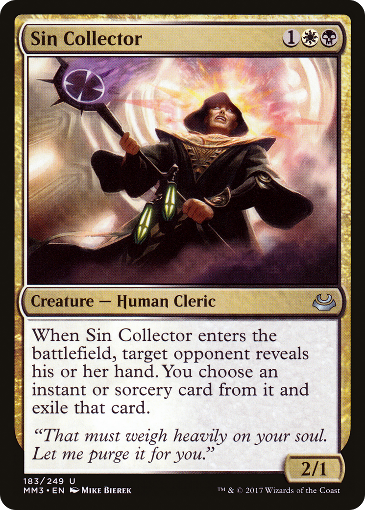 Sin Collector (MM3-183) [Modern Masters 2017]