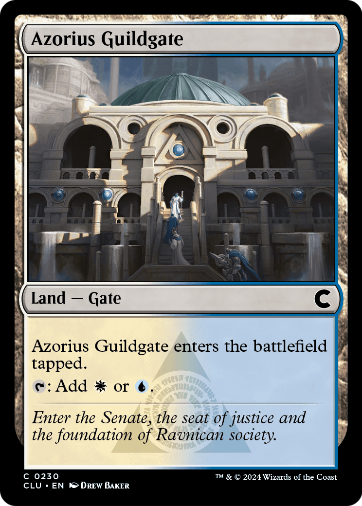 Azorius Guildgate (CLU-230) [Ravnica: Clue Edition]
