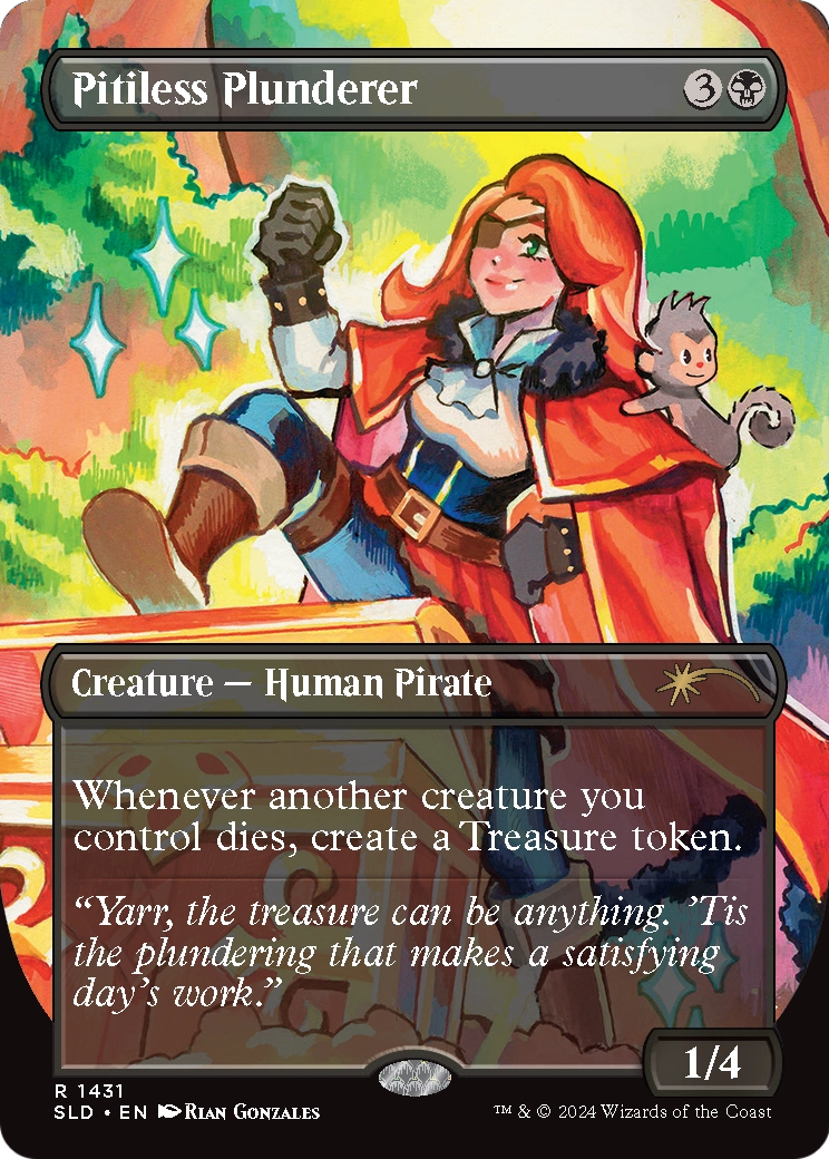 Pitiless Plunderer (SLD-1431) (Borderless) [Secret Lair Drop]