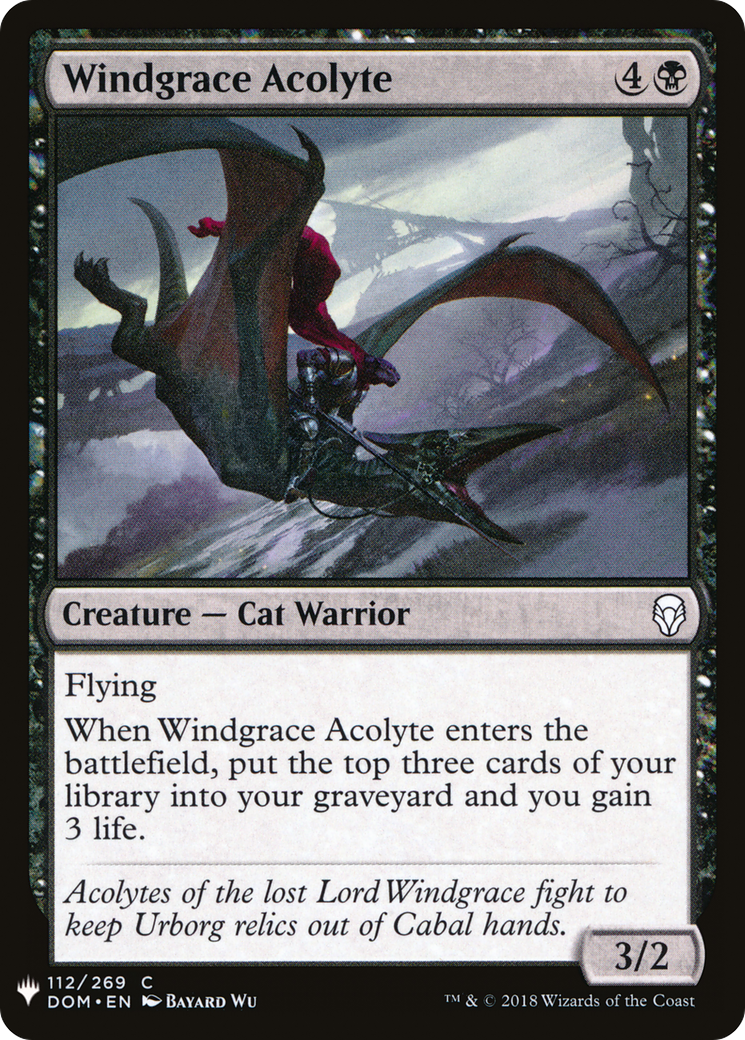 Windgrace Acolyte (LIST-DOM-112) [The List]