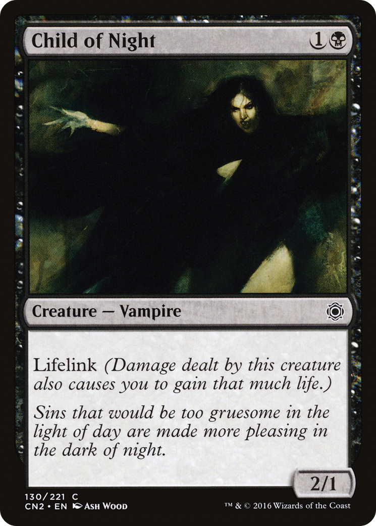 Child of Night (CN2-130) [Conspiracy: Take the Crown] Foil