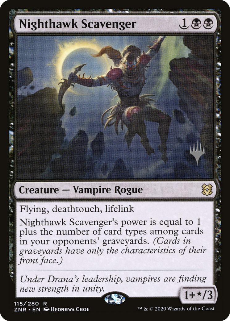 Nighthawk Scavenger (PPZNR-115) [Promo Pack: Zendikar Rising Promos]