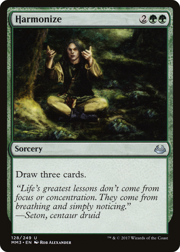 Harmonize (MM3-128) [Modern Masters 2017] Foil