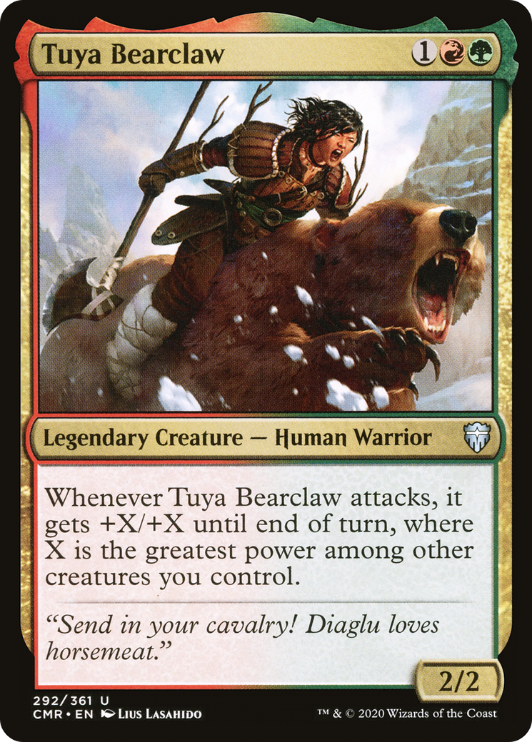 Tuya Bearclaw (CMR-292) [Commander Legends] Foil