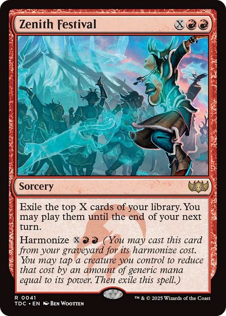 Zenith Festival (TDC-041) [Commander: Tarkir: Dragonstorm]