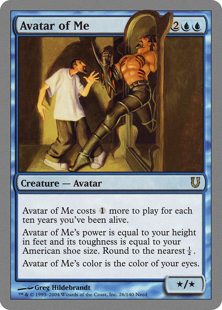 Avatar of Me (UNH-026) [Unhinged]
