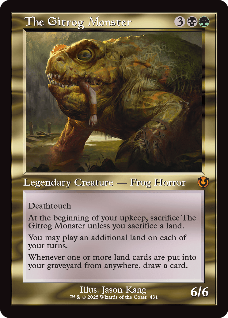 The Gitrog Monster (Retro Frame) (INR-431) [Innistrad Remastered]