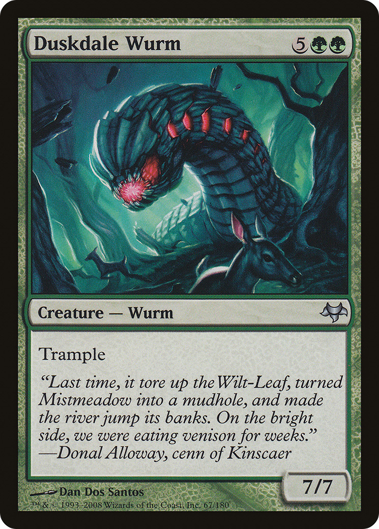 Duskdale Wurm (EVE-067) [Eventide] Foil