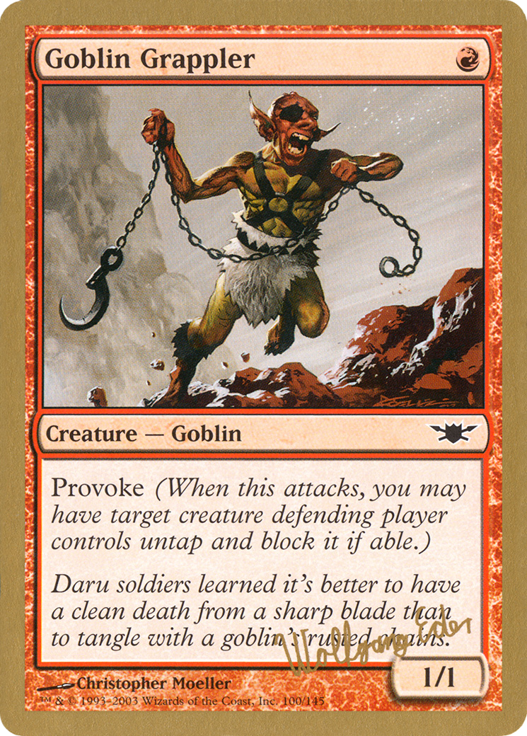 Goblin Grappler - 2003 Wolfgang Eder (LGN) (WCD-WE100) [World Championship Decks 2003]