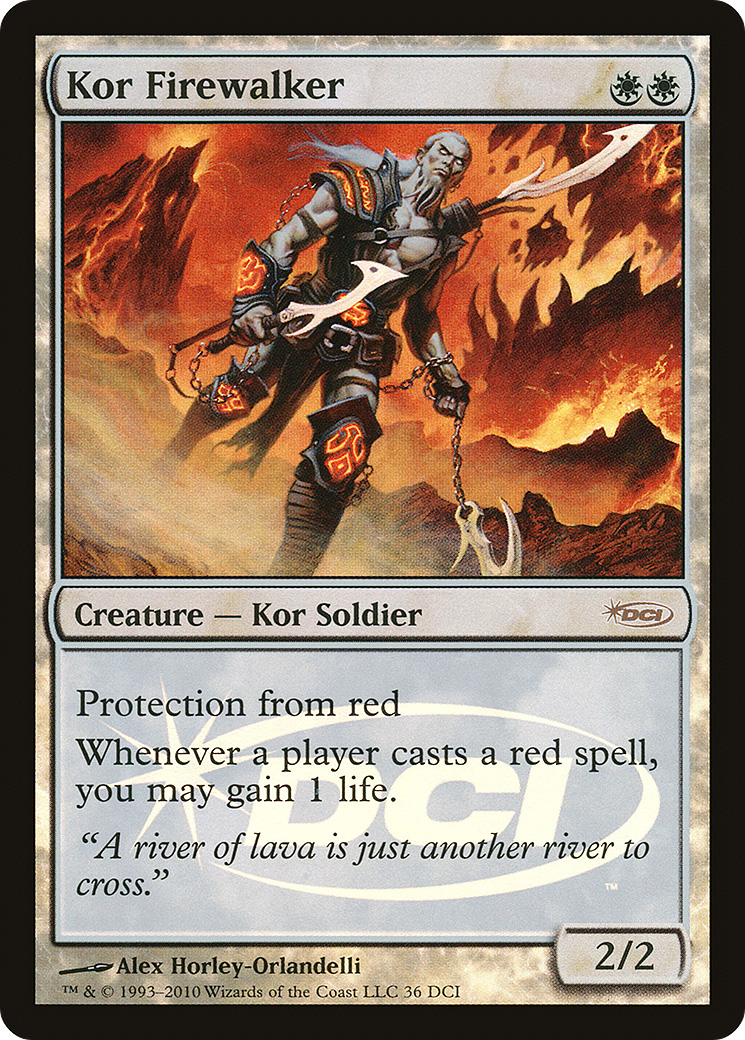 Kor Firewalker (WPN-036) [DCI Promos] Foil