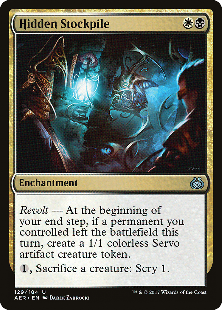 Hidden Stockpile (AER-129) [Aether Revolt] Foil