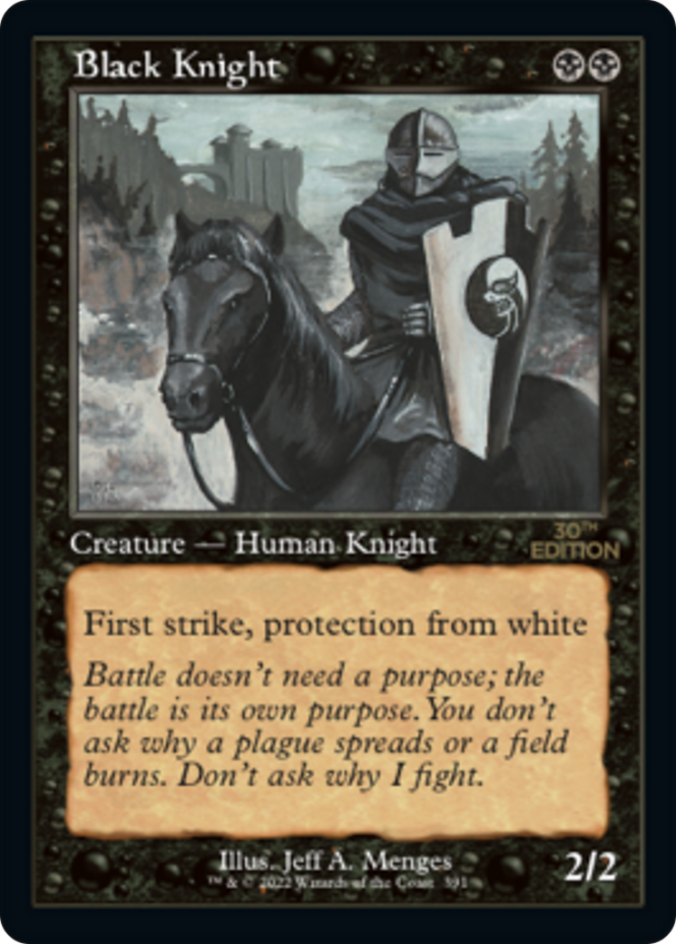 Black Knight (Retro Frame) (30A-391) [30th Anniversary Edition]