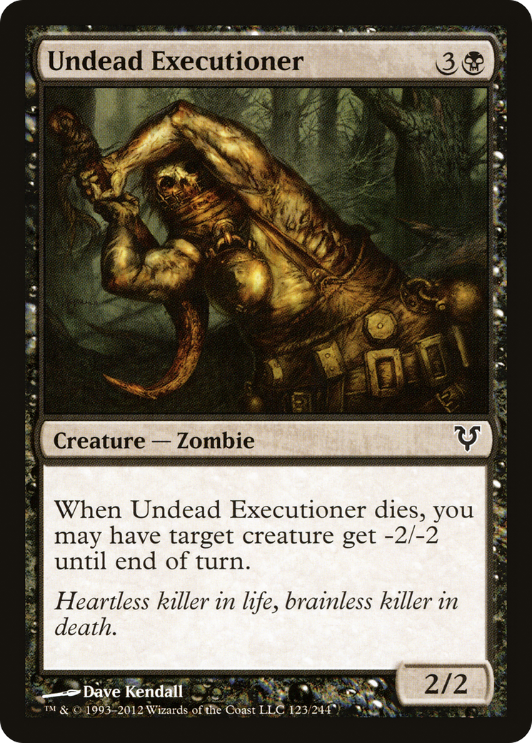 Undead Executioner (AVR-123) [Avacyn Restored] Foil