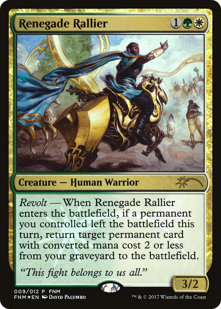 Renegade Rallier (FNM-009) [Friday Night Magic 2017] Foil