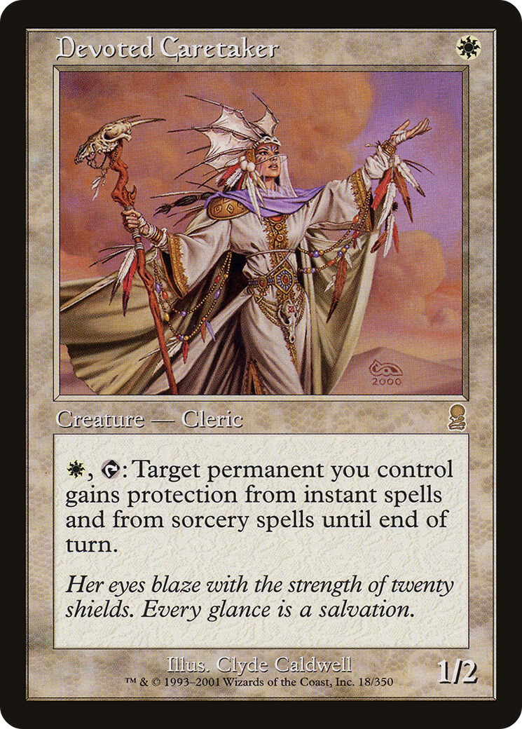 Devoted Caretaker (ODY-018) [Odyssey] Foil