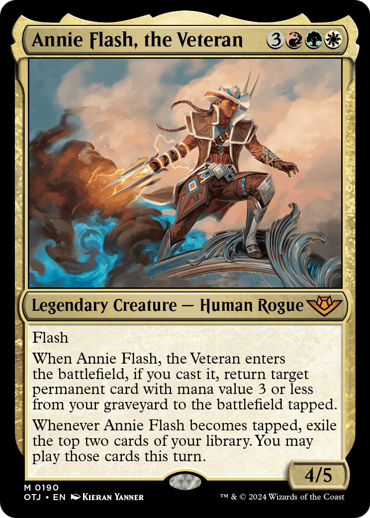 Annie Flash, the Veteran (OTJ-190) [Outlaws of Thunder Junction]