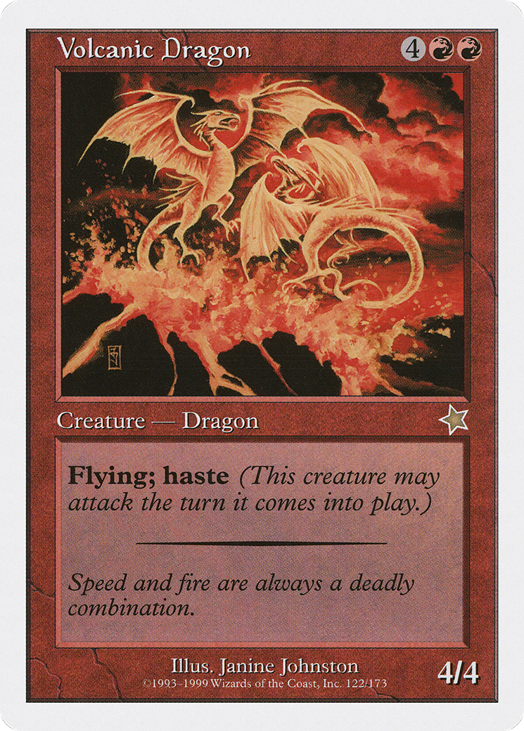 Volcanic Dragon (S99-122) [Starter 1999]