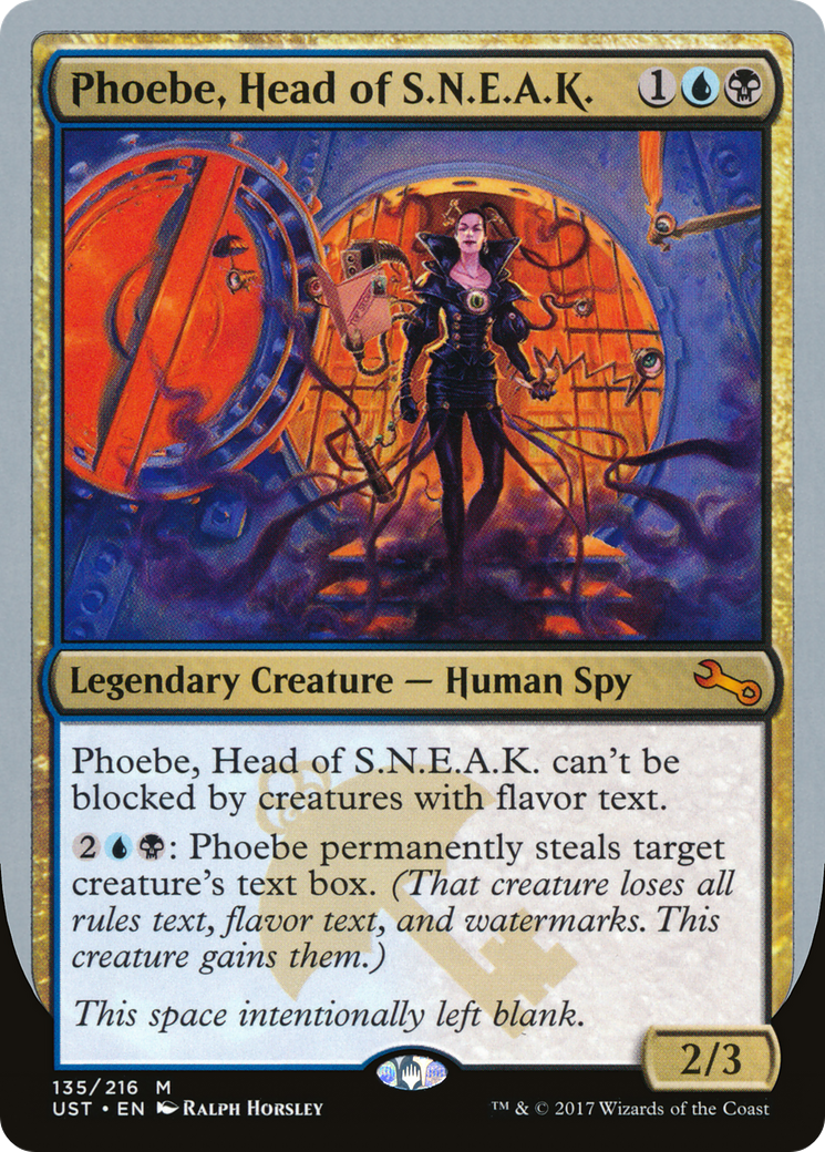 Phoebe, Head of S.N.E.A.K. (UST-135) [Unstable] Foil