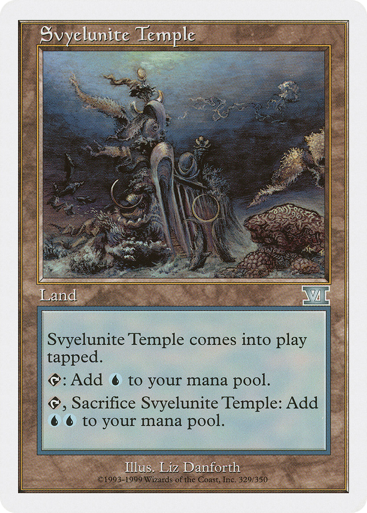 Svyelunite Temple (6ED-329) [Classic Sixth Edition]