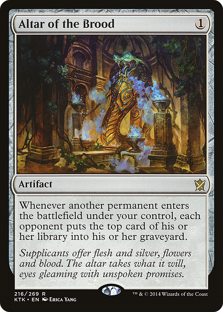 Altar of the Brood (KTK-216) [Khans of Tarkir] Foil