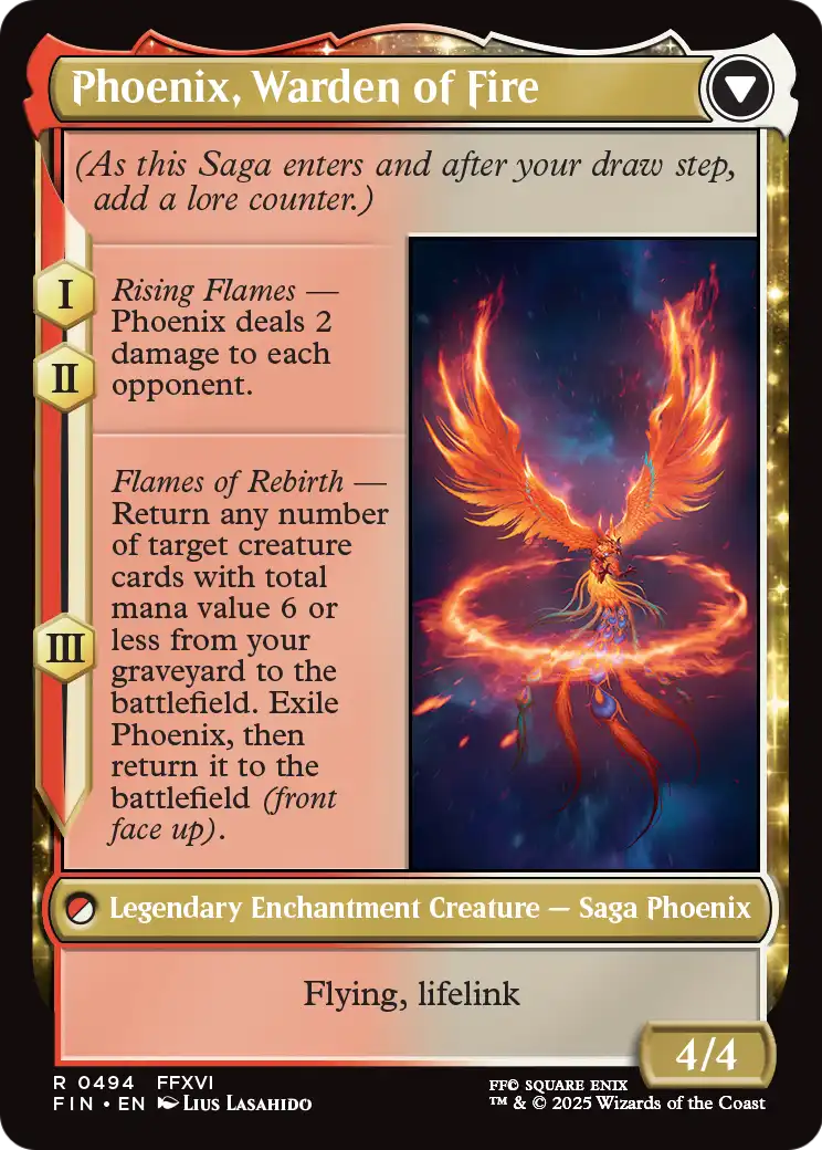 Joshua, Phoenix's Dominant (Extended Art) (FIN-494) [FINAL FANTASY] Foil