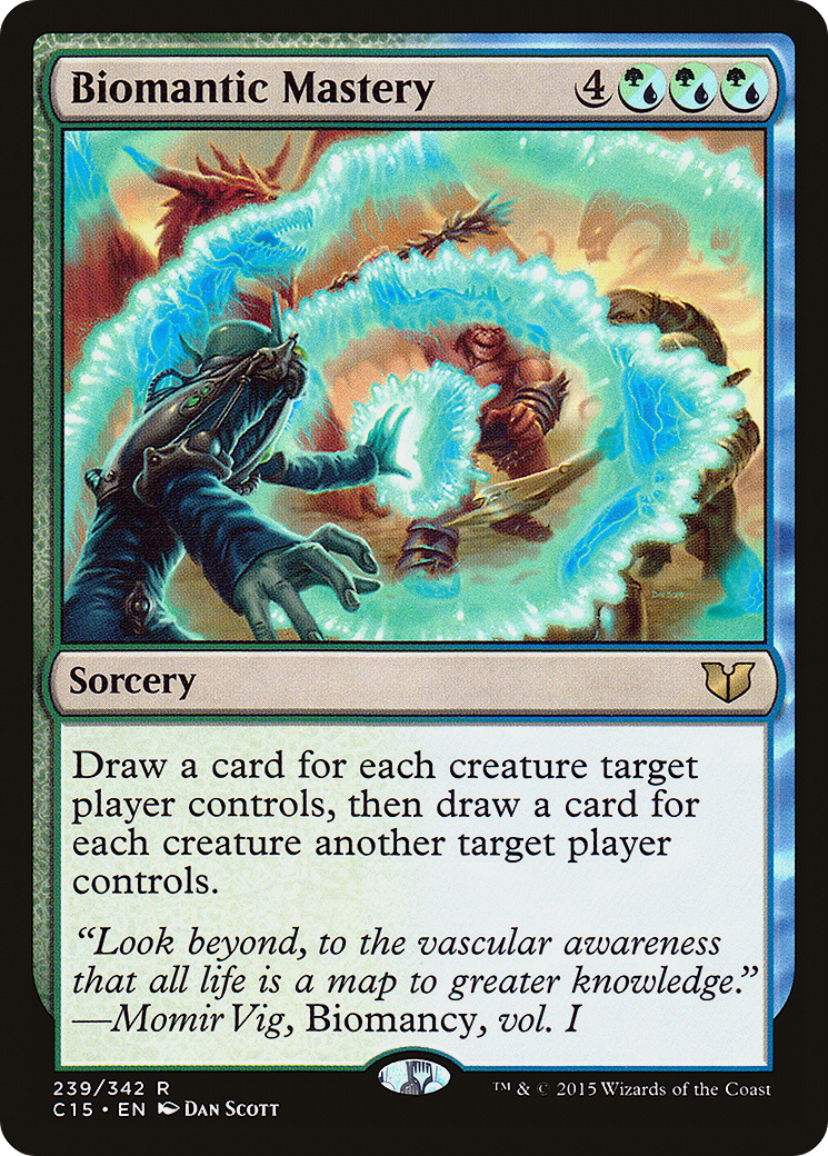 Biomantic Mastery (C15-239) [Commander 2015]