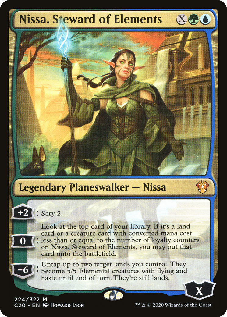 Nissa, Steward of Elements (C20-224) [Commander 2020]