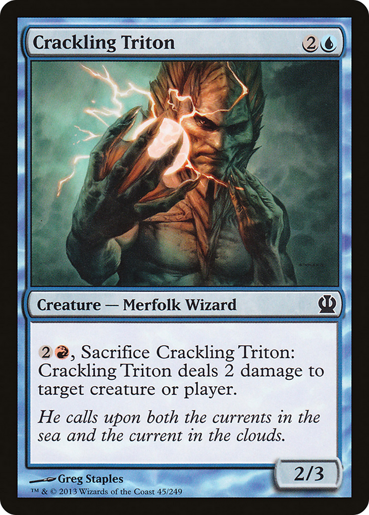 Crackling Triton (THS-045) [Theros]