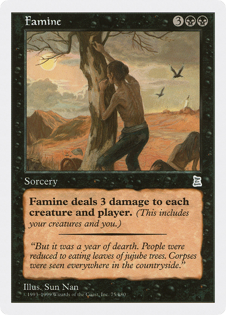 Famine (PTK-075) [Portal Three Kingdoms]