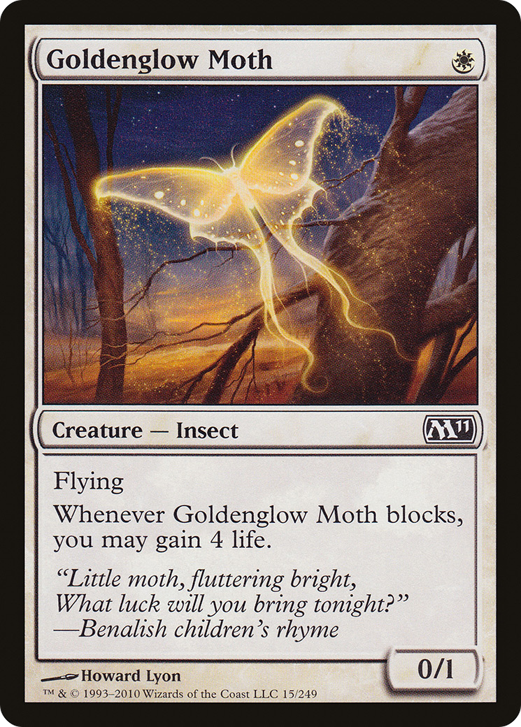 Goldenglow Moth (M11-015) [Magic 2011] Foil