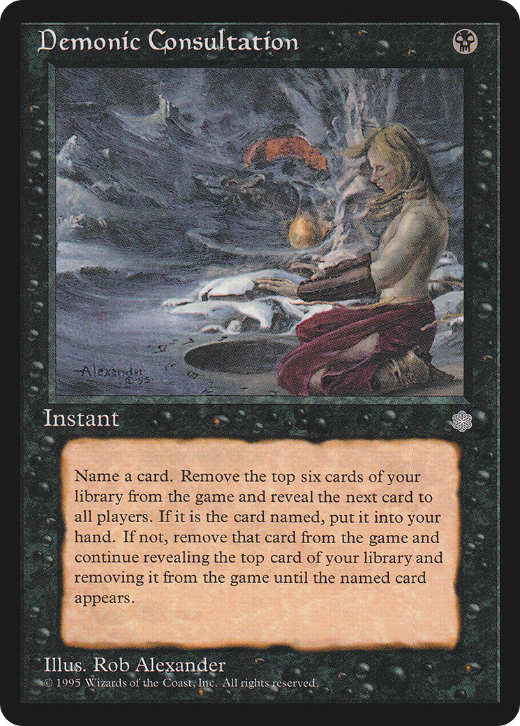 Demonic Consultation (ICE-009) [Ice Age]