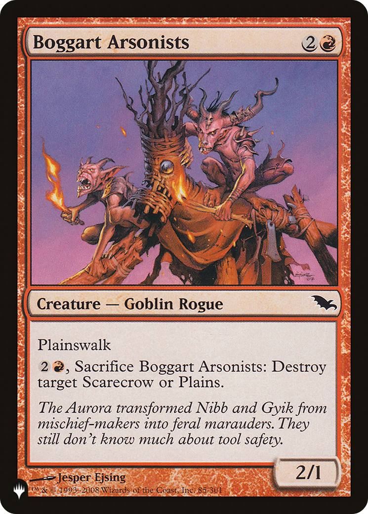 Boggart Arsonists (LIST-SHM-85) [The List]