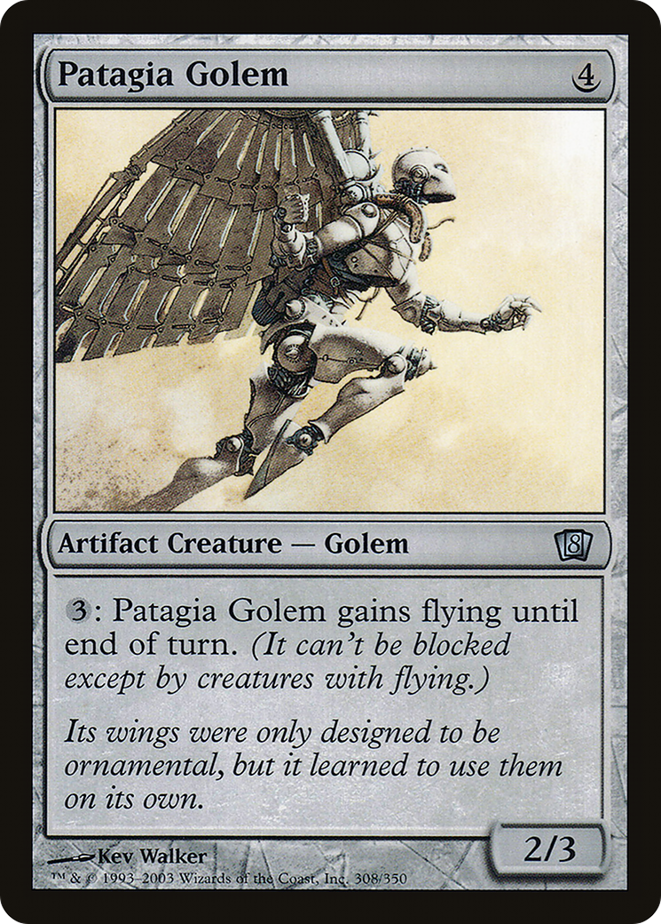 Patagia Golem (8ED-308) [8th Edition]