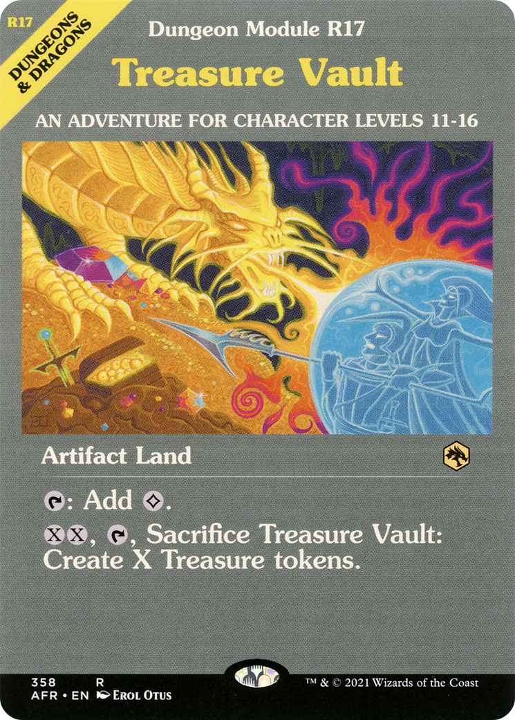 Treasure Vault (Dungeon Module) (AFR-358) (Showcase) [Adventures in the Forgotten Realms] Foil
