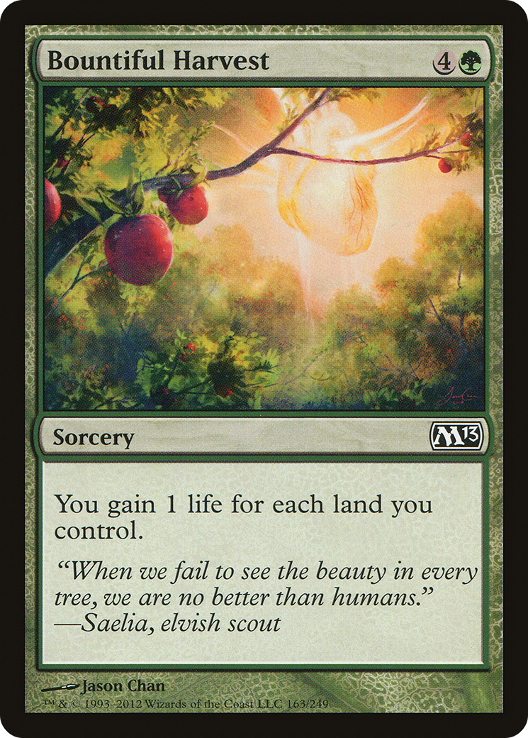 Bountiful Harvest (M13-163) [Magic 2013]