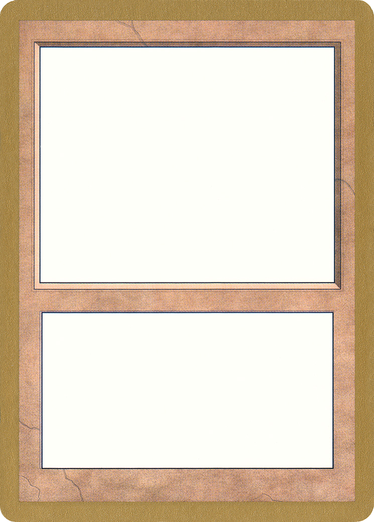 1997 World Championship Blank Card [World Championship Decks 1997]