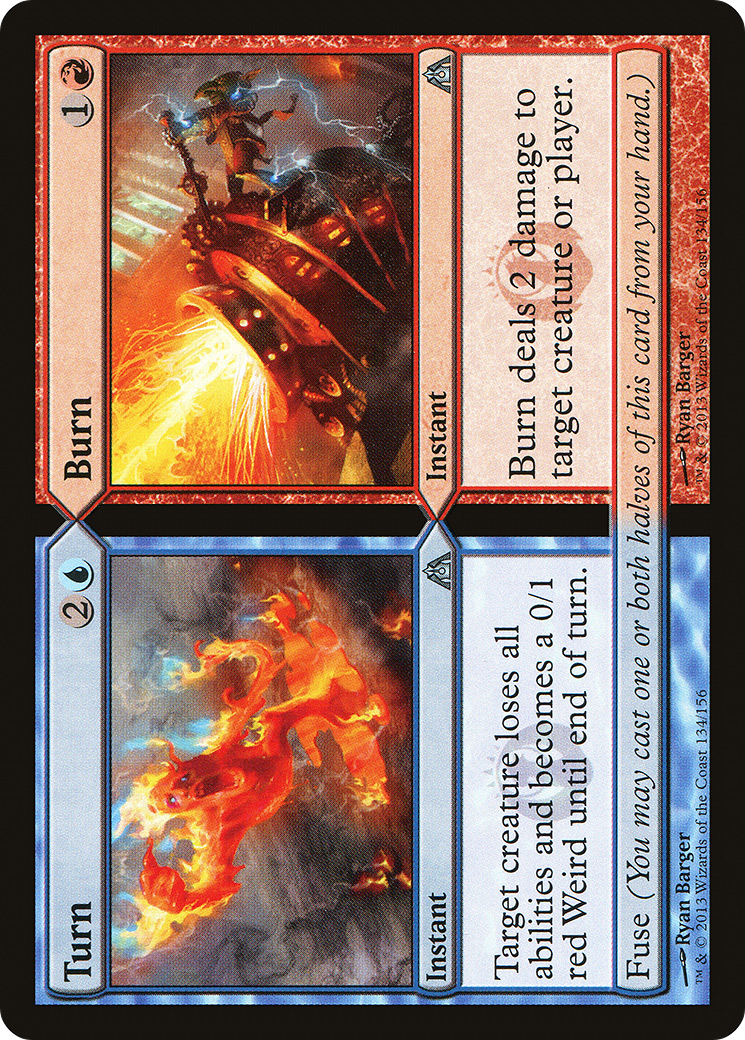 Turn // Burn (DGM-134) [Dragon's Maze]