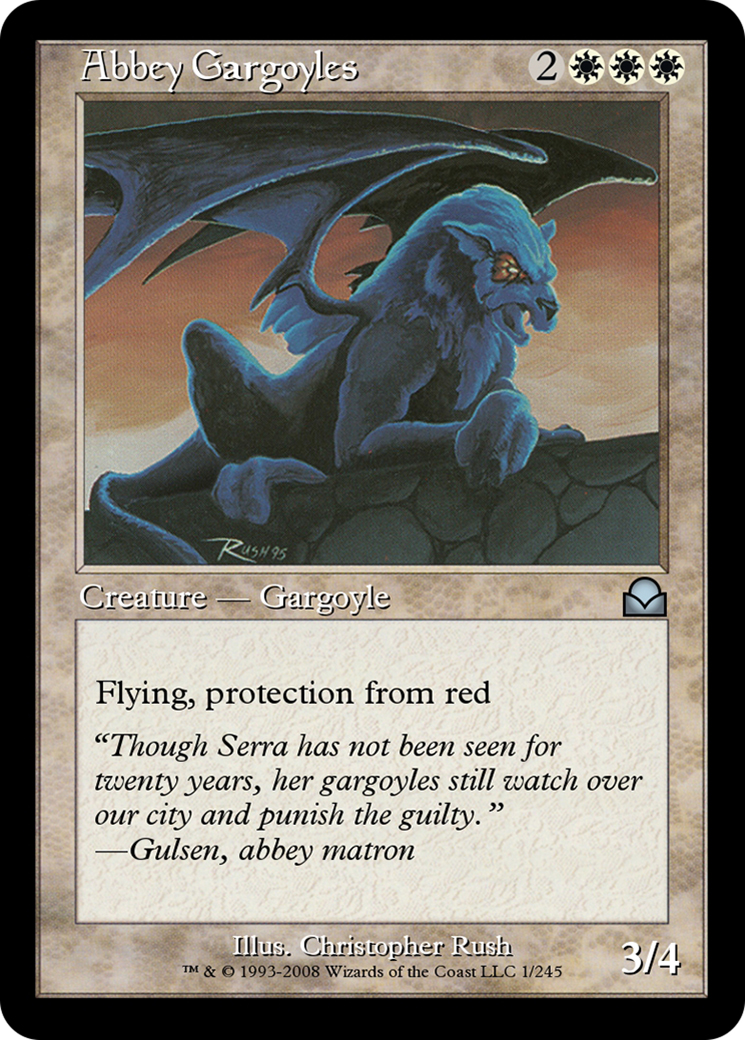Abbey Gargoyles (ME2-001) [Masters Edition II] Foil