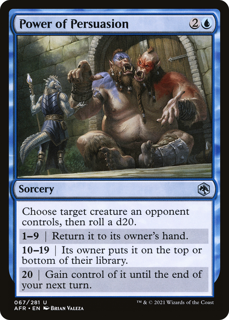 Power of Persuasion (AFR-067) [Adventures in the Forgotten Realms] Foil