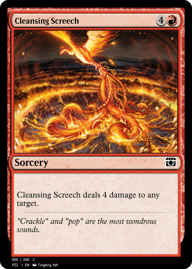 Cleansing Screech (PZ2-70865) [Treasure Chest] Foil